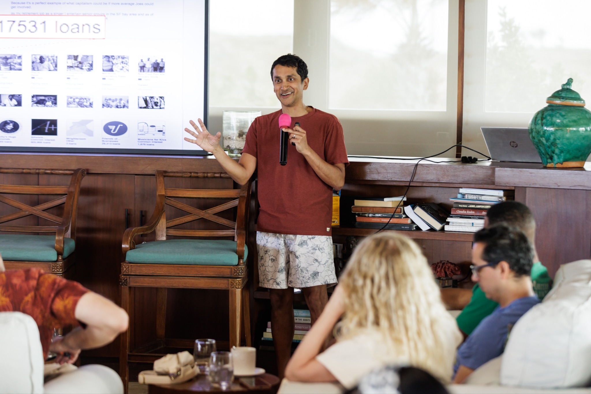 GIVE summit working session on Necker Island